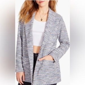 BB Dakota tweed knit blazer
